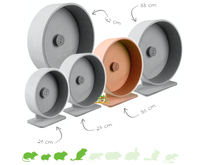 Roue d'exercice en liège et bois pour rongeurs !