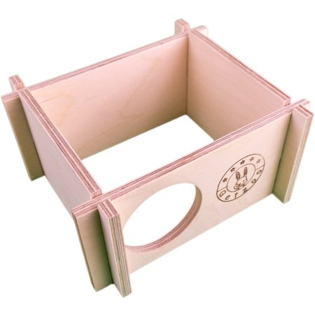 Getzoo Maison Dzungi en bois sans clous 15 cm pour rongeurs !