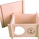 Getzoo Maison Dzungi en bois sans clous de 15 cm pour rongeurs !