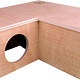 Getzoo Maison d'angle multi-pièces sans clous Luna 31 cm pour rongeurs !