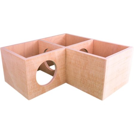 Getzoo Multi-room Corner House Luna 31 cm for Rodents!
