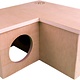 Getzoo Maison d'angle à plusieurs compartiments Murmel 26 cm pour hamsters et gerbilles