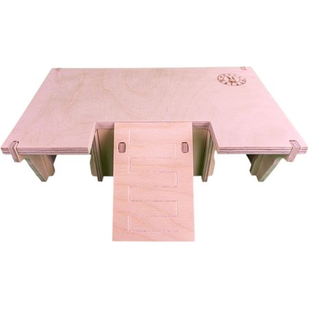 Getzoo Domek wielopokojowy Merlin bez paznokci 28 cm dla gryzoni!