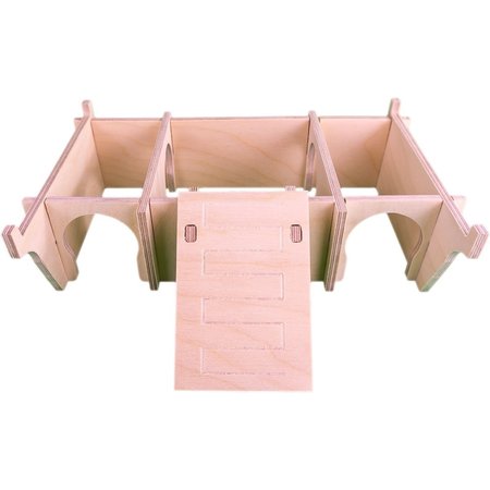 Getzoo ¡Casa Multihabitaciones Merlin Sin Clavos 28 cm para Roedores!