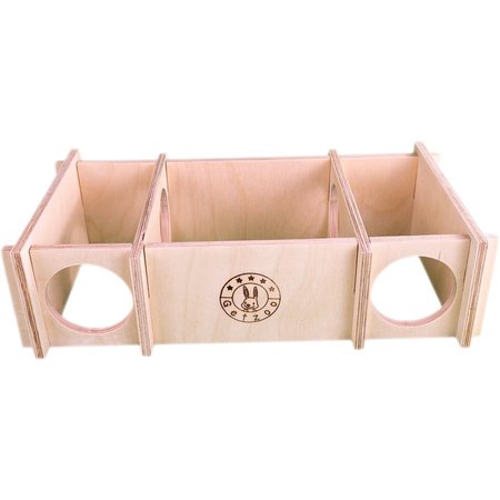 Getzoo ¡Casita multihabitación con Samy sin clavos de 28 cm para roedores!