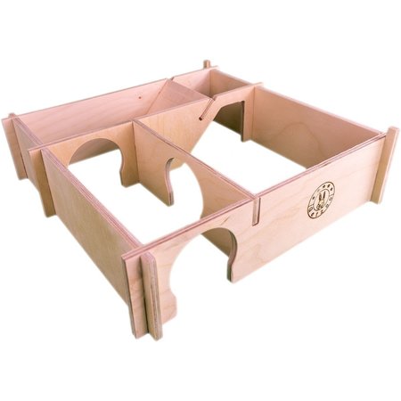 Getzoo Maison à plusieurs pièces sans clous Xena 29 cm pour rongeurs !