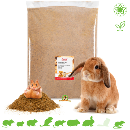 Sable de jeu pour rongeurs 5 kg pour rongeurs et lapins !