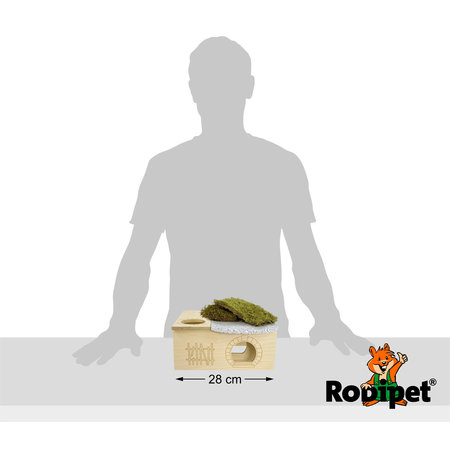 Rodipet ʄʋʀɬɨɴɡ Graniet Meerkamer Huis Goldi MEDIUM