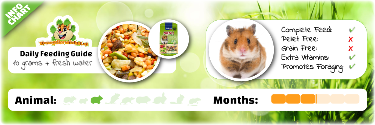 Nourriture pour hamsters Vitakraft