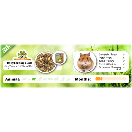 JR Farm Hamster Schmaus 600 gramos Comida para hámster