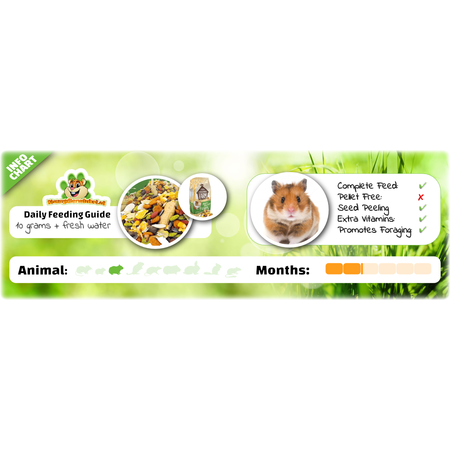 Supreme Harry Hamster Muesli complet 700 grammes Nourriture pour hamster