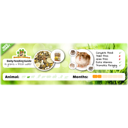 JR Farm Farm Food Zwerghamster Adult 500 Gramm Zwerghamsterfutter