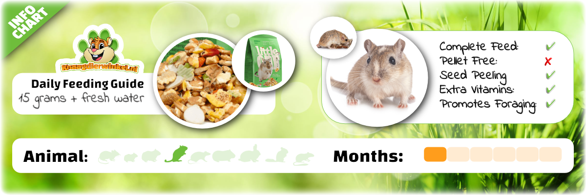 info chart mealberry little one gerbil food