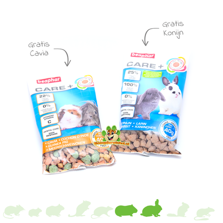 Beaphar Free Sample Bag Care+ Guinea Pig & Rabbit