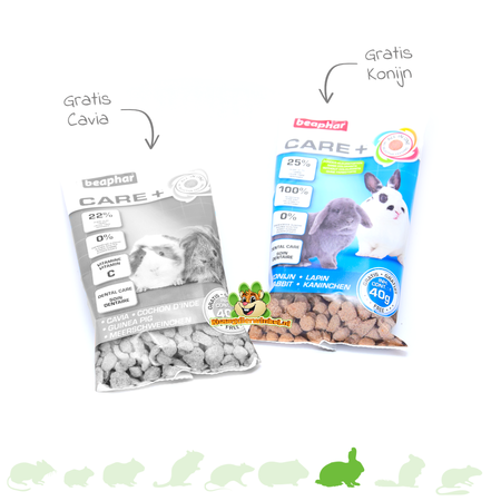 Beaphar Free Sample Bag Care+ Guinea Pig & Rabbit