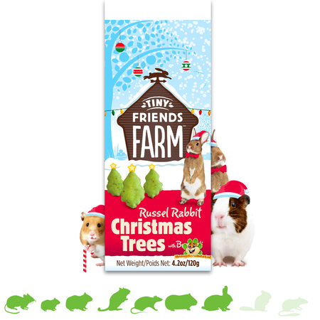 Supreme Árboles de Navidad de brócoli para roedores y conejos