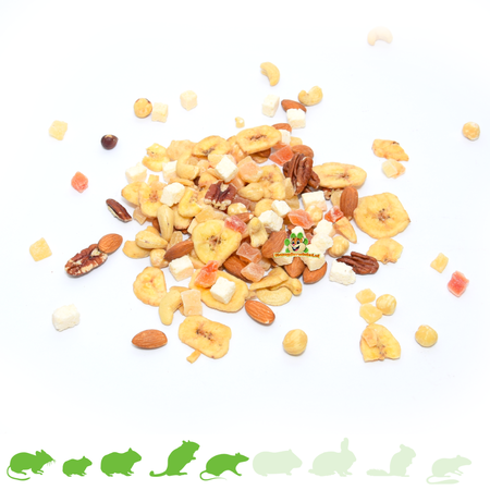 Knaagdierwinkel® Mieszanka orzechowo-owocowa dla gryzoni