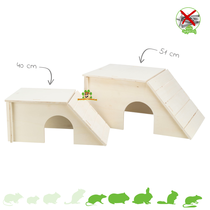 Wooden Rodent House Bent