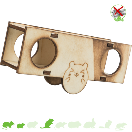 Trixie Nagelfreie Wippe geflammt 17 cm