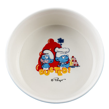 Miska na jedzenie/wodę Szef Smerf 16,5 cm