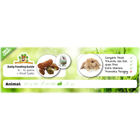 Versele-Laga Aliment complet Versele-Laga pour lapins adultes Cuni – tout-en-un sans céréales (50–80 g/jour)