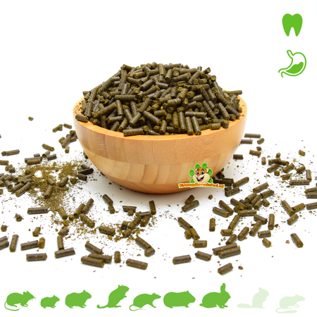 Knaagdier Kruidenier Pellets de manzana 200 gramos para roedores y conejos