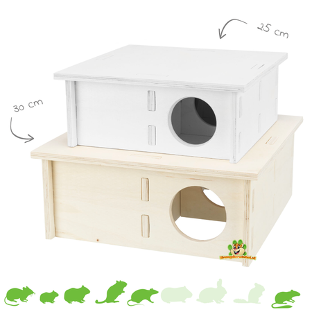 Trixie Maison multipièces sans clous 4 pièces pour rongeurs