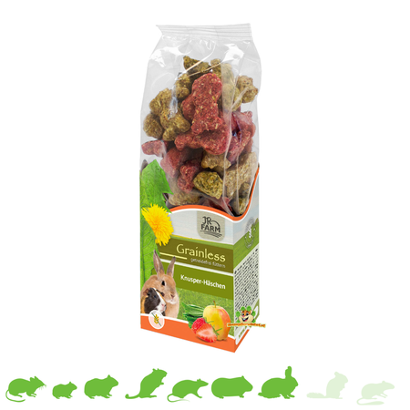 JR Farm Króliczki Nibble bez zbóż Bez zbóż