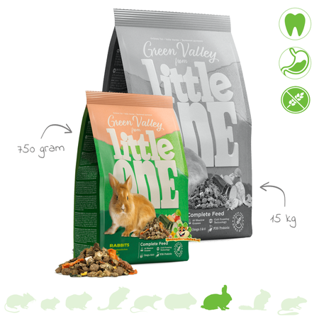 Mealberry Comida para conejos Little One Green Valley sin cereales