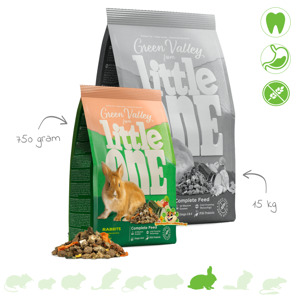 Mealberry Little One Nourriture pour lapin Green Valley