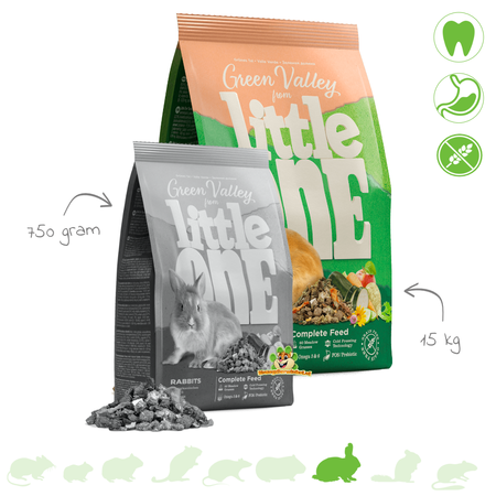 Mealberry Comida para conejos Little One Green Valley sin cereales