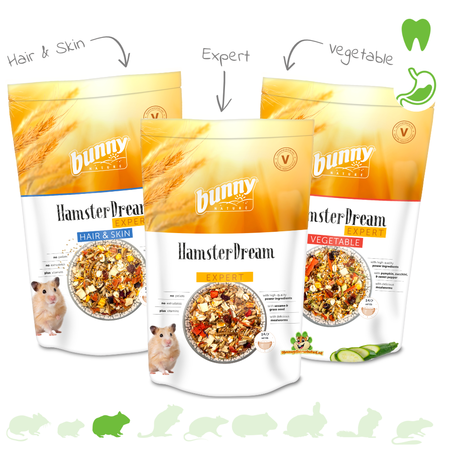 Bunny Nature Alimento para hámster Hamster Dream Expert, 500 gramos.