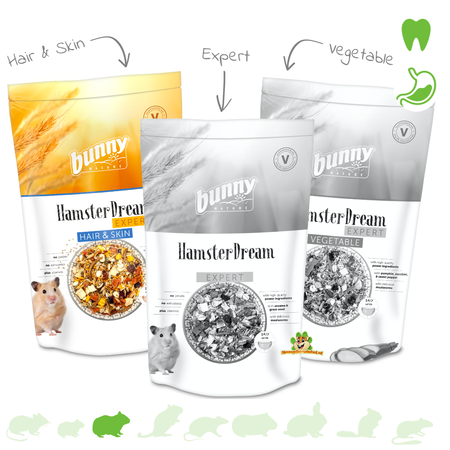 Bunny Nature Alimento para hámster Hamster Dream Expert, 500 gramos.