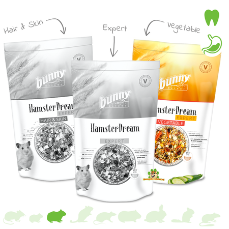 Bunny Nature Alimento para hámster Hamster Dream Expert, 500 gramos.