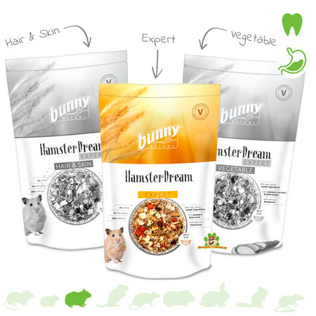 Bunny Nature Aliment pour hamster Hamster Dream Expert 500 grammes