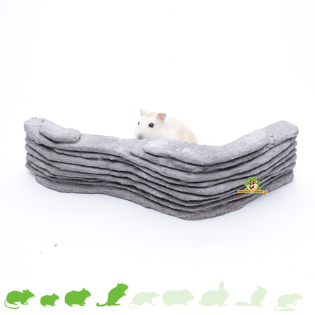 Hamsterwand Grau 29 cm