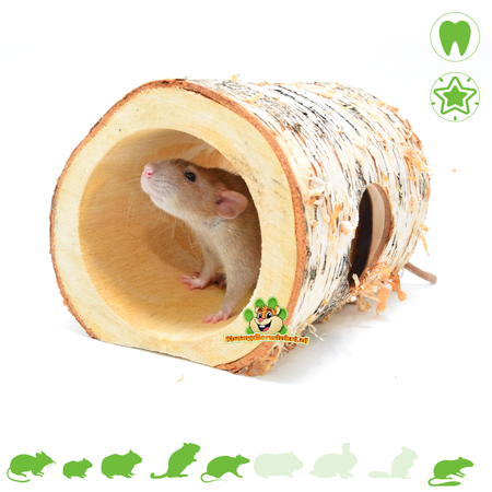 Hugro Tunnel de Bouleau Mont Blanc 23 cm pour Rongeurs !