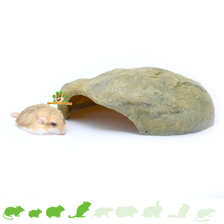 Trixie Cachette en forme de rocher de 32 cm pour hamsters et gerbilles
