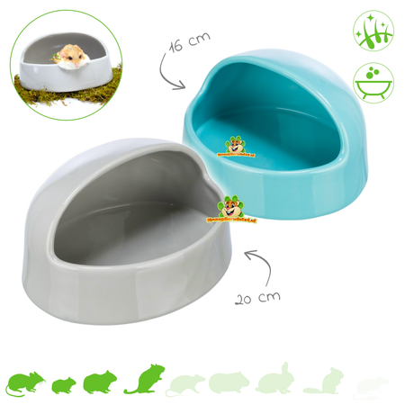 Trixie Sandbox Ceramic Half Round