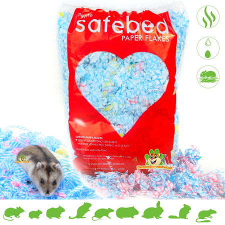 Safebed Paper Flakes Bedding Colour SMALL
