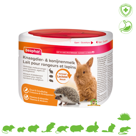 Beaphar Nager- und Kaninchenmilch 200 Gramm für Nagetiere und Kaninchen!