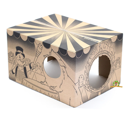 HayPigs ¡Casa de Juegos de Cartón Junior 30 cm para Roedores!