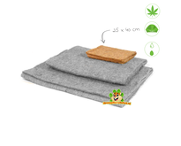 Alfombra de cáñamo Hugro para roedores, conejos, hurones y pájaros.