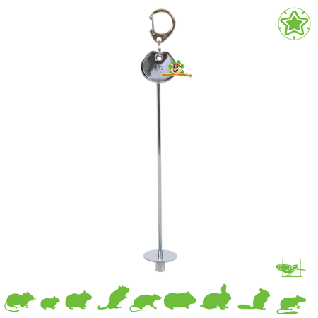 Trixie Soporte para frutas y verduras de 20 cm para roedores, conejos y pájaros.