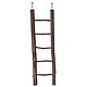 Escalera natural de madera para pequeños roedores y aves