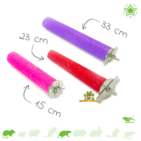 Climbing stick for wearing down nails