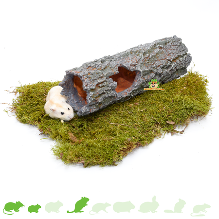 Hamsterscaping Greystone-Baumstamm für Nagetiere!