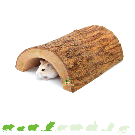 Tunnel d'écorce d'arbre pour rongeurs !