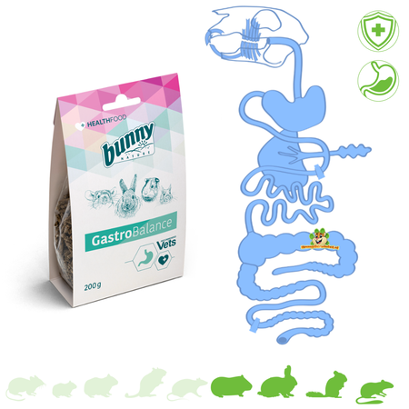 Bunny Nature Health Gastro Balance 200 grammes pour Rongeurs & Lapins !