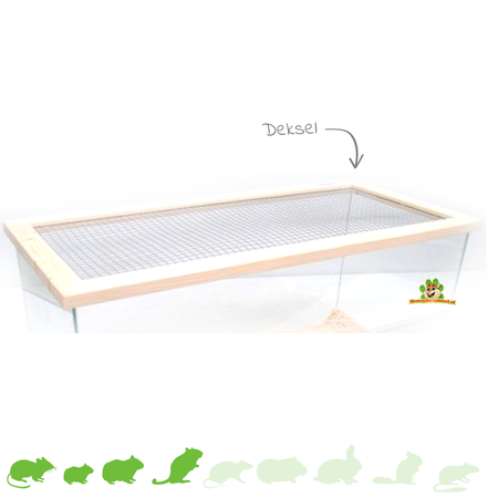 Knaagdierwinkel® Couvercle pour Aquarium & Terrarium/Gerbilarium